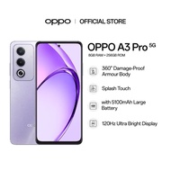 Oppo A3 Pro 5G [ 6+6Gb+128Gb | 8+8Gb+256Gb Rom | 45W Supervooc Flash Charge 5100 mAh Battery ]