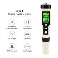 4 In 1 Ph Meter ORP Tester Hydrogen Meter Tester H2O Water Quality Meter With Temperature Suitable F
