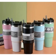 [Couple Set] 600+890ml Stainless Steel All-Seasons Thermal Tumbler Pasangan Botol Tumbler Thermal