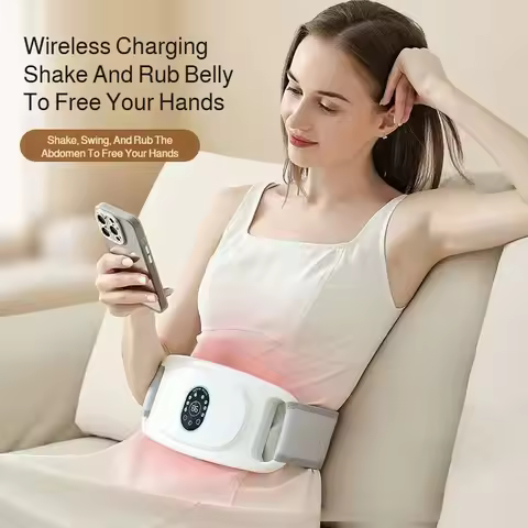 Home Fat Shake Machine Waist Heating Vibration Fat Burning Belt Shake Machine Vibration Massager