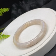 日月同輝手鐲 55+MM 藍光星光貓眼圓條 女款 月亮石太陽石共生