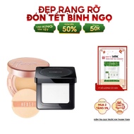 Perfect Foundation Makeup Combo: Hexze Cushion + Carslan Pressed Powder - Smooth, Long Lasting, Oil 