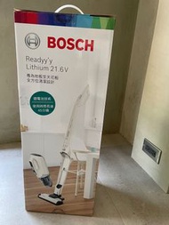 超值甜價！全新品。［BOSCH 博世］二合一直立式無線吸塵器 珍珠白 BBHL2215TW