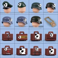 Assembling Toy Model Hat Accessories suitable for World War 2 WW2 German and Soviet Soldier Figures,