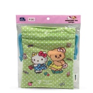 [READY STOCK] Thailand 7-Eleven Exclusive Hello Kitty X Butter Bear Drawstring Bag 24x20cm