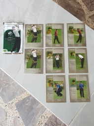 การ์ดสะสมกีฬากอล์ฟ Tiger Woods 2001 Upper Deck SP Authentic Golf Focus On A Champion RC