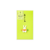 日本 MIDORI 迷你PC紅包袋/ 兔子與紅蘿蔔/ 3入