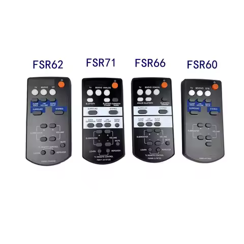 New FSR60 FSR62 FSR66 FSR71 Remote Control For Yamaha Sound Bar FSR50 FSR64 YAS-101 YAS-201 TSX-112 