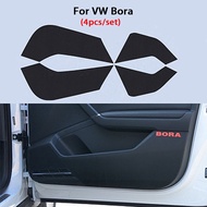 4pcs For VW Tiguan 2017 Polo Golf 7 MK7 Volkswagen Jetta 6 MK6 Passat B8 Bora Santana Car Styling Door Anti Kick Pad Mat