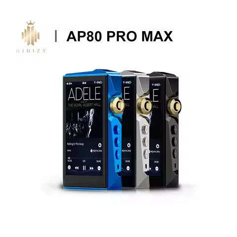 HIDIZS AP80 PRO MAX All-in-One Streaming Music Player Hi-Res Audio Dual ES9219C DAC Chips MQA 16X 3.
