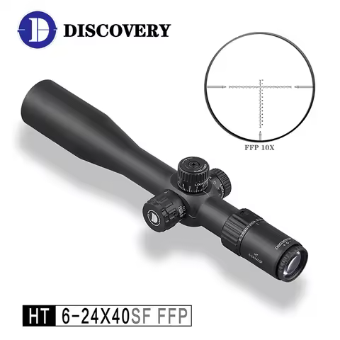 Discovery HT6-24X40SF FFP Compact FFP Scope First Focal Plane Rifle Scopes Optic Riflescopes Mount G