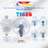 Quạt Treo Tường Remote Senko TR1683 (Có Remote) / TR1628 (Có Điều Khiển Từ Xa) - Quạt T1682 / T1680 
