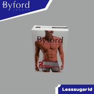 KATUN Byford Boxer Shorty Underwear, 2 Pieces, Cotton Material