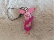 80%NEW Winnie The Pooh Piglet 匙扣 吊飾