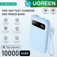 UGREEN 10000MAH 20W PD Two-Way Fast Charging Power Bank PowerBank with Digital Display (UG-PB522-454