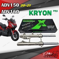 โช๊คหน้า ADV150 ปี2020-2021 / ADV160 โช๊คใส่น้ำมัน กระบอกโช๊คหน้าสำหรับ เอ ดี วี 150/160 พร้อมแกน