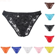 Mens Panties See-Through Sexy One Size Polyamide Thong Underpants Knickers