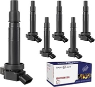 Partselect 6PCS Ignition Coil Pack UF-495 90919A2001 9091902248 Replacement for Toyota Camry 4Runner