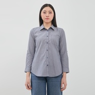 DUST Kemeja Tanari Garis Biru (D.116538)