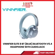 VINNFIER ELITE 8 BT (BLUE) BLUETOOTH V5.4 HEADPHONE WITH AUDIOJACK
