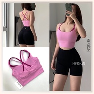 Women's gym Set Women's sportswear Set Shorts tennis pickleball sports bra HERSIGN-SMIXB46N12