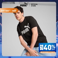 PUMA BASICS - GRAPHICS No. 1 Logo Tee Men สีดำ - 68192801