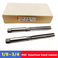 H7 American manual reamer 1/8 3/16 1/4 5/16 3/8 1/2 5/8 3/4, HSS square handle chuck reamer, used fo