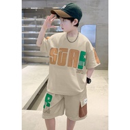 Yuga Boys' Casual Suit for Ages 5-14 Years ZP Baju Budak Lelaki Set Baju Budak Lelaki