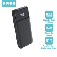 KIVEE PowerBank 20000 mAh 10000 mAh Powerbank Fast Charging Dual USB Output 2 Input LED Display Mura