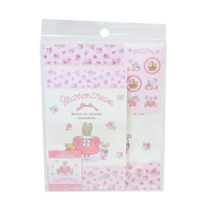 茉莉兔 - 日本製 Sanrio Marron Cream 茉莉兔 信紙信封套裝 文具信紙貼紙信封套裝 平行進口