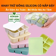 Baby Food Storage Box With Lid - Baby Freezer Tray - Baby Food Freezer Tray - Silicone Freezer Tray With Lid