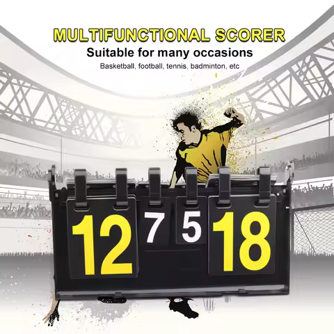 Sport Table Tennis Scoreboard 2/4-Digit Score Board Basketball Football Volleyball Competition Score