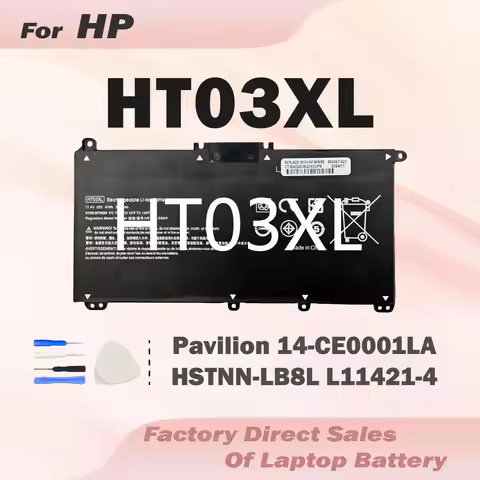 New HT03XL Laptop Battery for HP Pavilion 14-CE0001LA 14-CE0014TU 14-CE0010CA HSTNN-LB8L L11421-421 