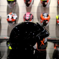 HELMET XDOT G118 LIBERO STENG KURA-KURA DESIGN HALF with visor
