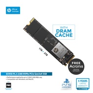 HP EX950 M.2 2280 NVMe PCIe Gen3x4 SSD with DRAM Cache (PS5 Compatible)