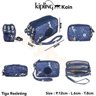 3-zipper mini Coin Purse Imported Card Coin Wallet