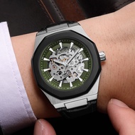 JAM TANGAN AUTOMATIC BELLEDA 9628 KULIT DIAMETER 42 JAM TANGAN ANTI AIR