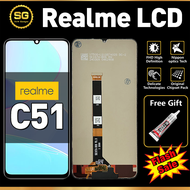 LCD Realme C53 C51 FULLSET Original TOUCHSCREEN LAYAR HP Digitizer Resolusi Tinggi Ori Asli