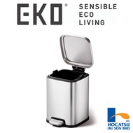 Eko Bin S/S Rectangle Step Bin With Soft Closing Lid - Stella (9L)