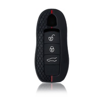 For Porsche Cayenne Panamera Macan Cayman 911 718 918 958 Key Case Cover Shell Fob Remote Key Protec