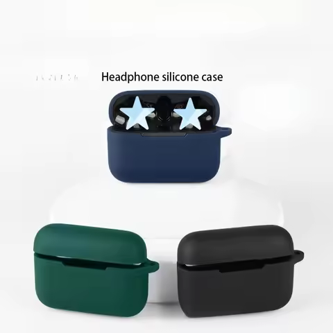 For Razer Hammerhead V3 HyperSpeed /V3 X Case Solid Color Silicone Bluetooth Earphone Cover For Raze