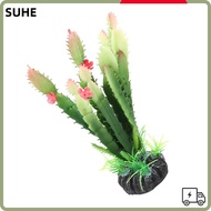 LUCKY-SUHE Simulation Cactus Plant, Plastic Simulation Plastic Cactus Plant, Artificial Plants Aquat