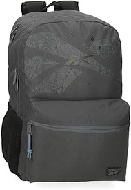 Stam Laptop Backpack 15.6 Inch (39.6 cm) Double Compartment Adaptable to Trolley Grey 31 x 44 x 15 c