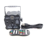 ESHINY Rechargeable Battery R&G Laser 60 Pattern DJ Party Light Disco Projector RGB LED Bar Dance KT