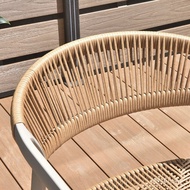 Outdoor Combination Courtyard Leisure Garden Rattan Terrace Outdoor Courtyard Villa Rattan Chair Cha