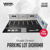 Parking Lot Diorama Diecast 1:64 Parking Theme