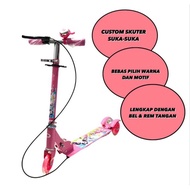 3-Wheeled Children's Scooter 3-Wheel Scooter/ Custom Character Scooter/