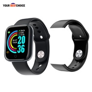 YBC Silicone Replacement Wrist Strap for D20 Y68 Smart Bracelet Soft TPU Waterproof Wrist Band