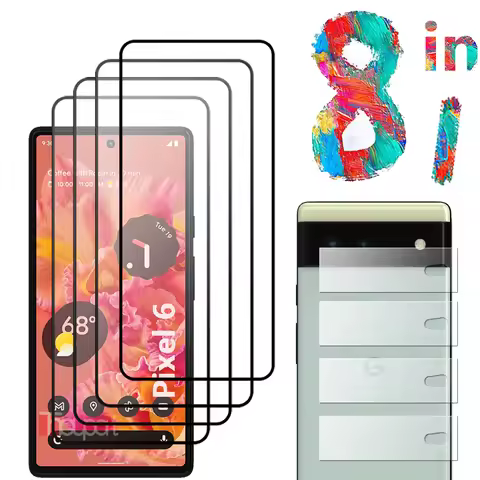 Tempered Glass For Google Pixel 6 6A Screen Protector Soft Camera Lens Film Pixel 6A Glass