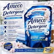 Ameco Professional Liquid Laundry Detergent 2KG + Bubble Wrap & Box